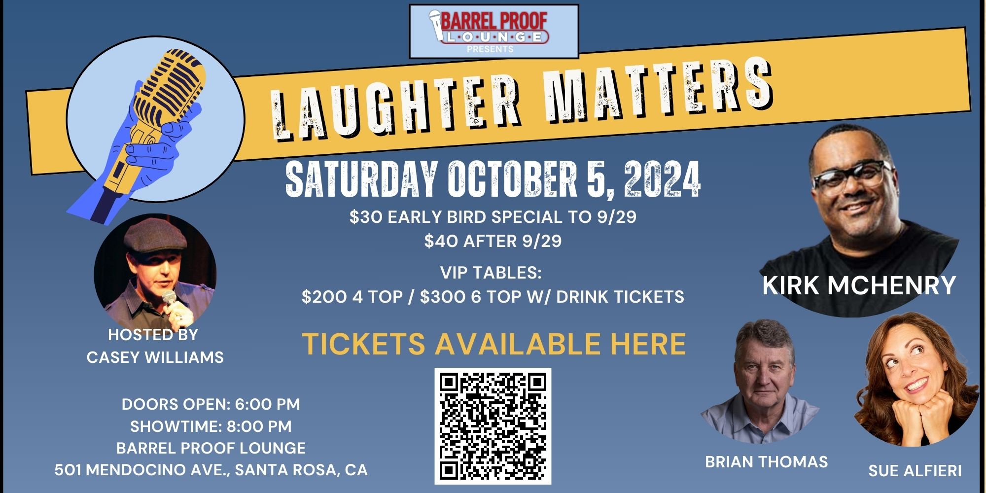 Laughter Matters 2024 flyer